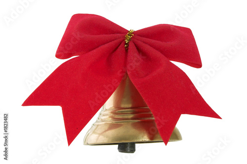 christmas bell and bow