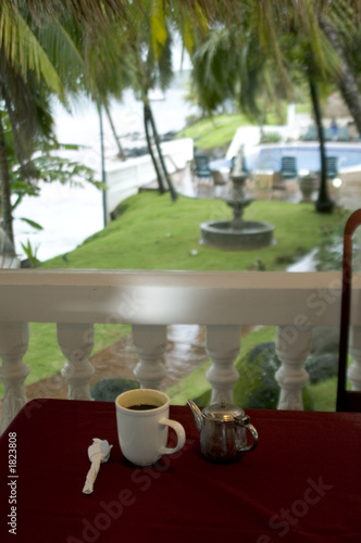 coffe at the resort