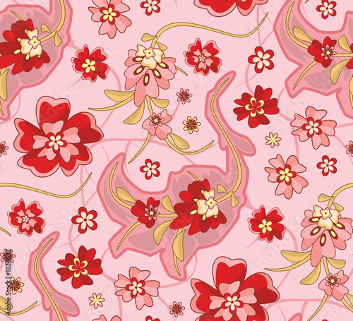 seamless floral wallpaper pattern