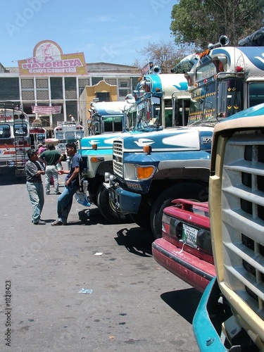 gare de bus guatemaltèque