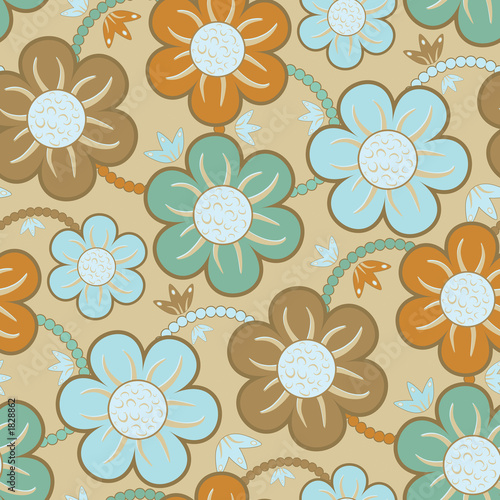 Fototapeta Naklejka Na Ścianę i Meble -  seamless wallpaper pattern
