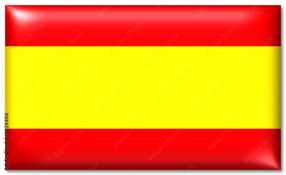Naklejka premium spanien fahne spain flag