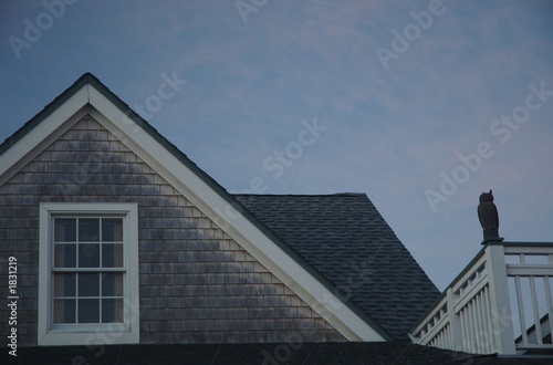 Wall Mural shingled gable