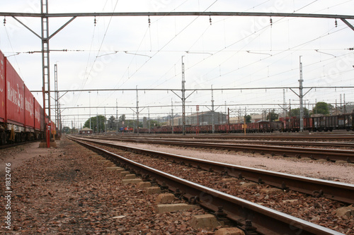 empty train station