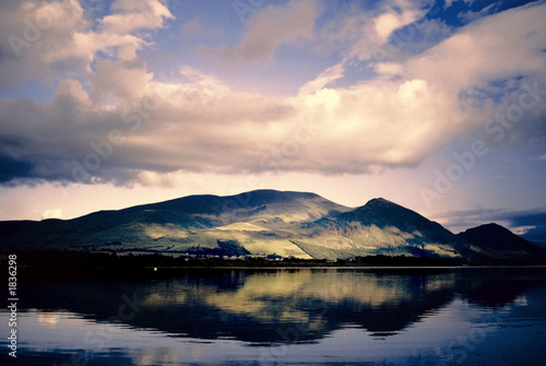 lake with mountain
