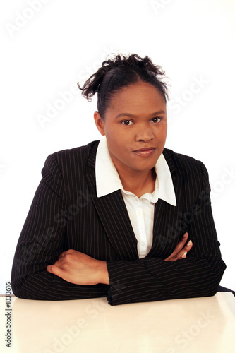 business woman - serious