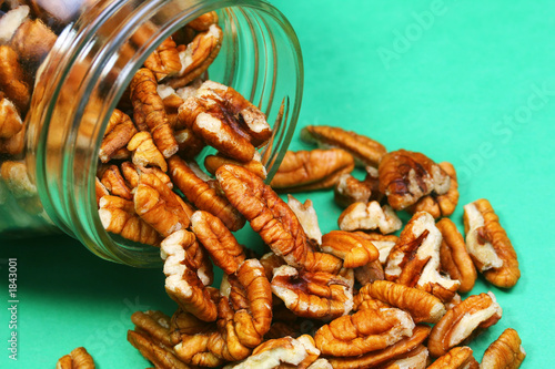 spilled pecans