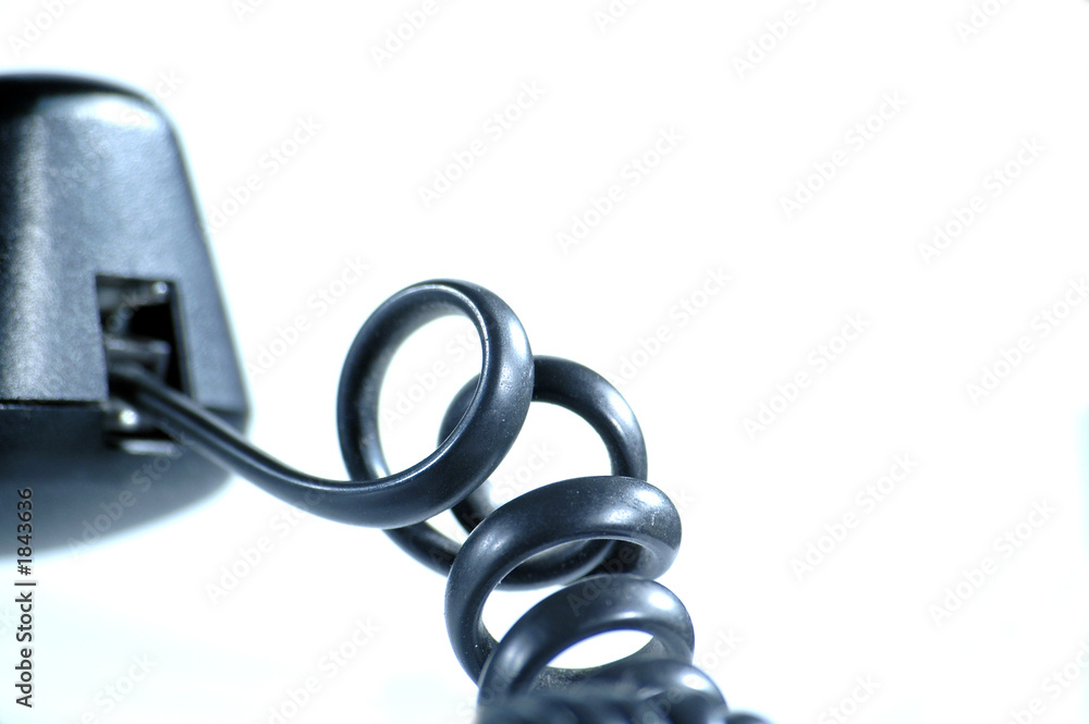 photo telephone cable on the white background photo telephone cable on the white background