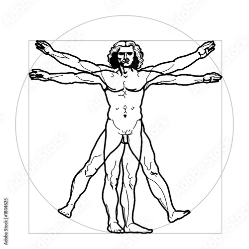 vitruvian man photo