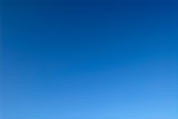 clear blue sky