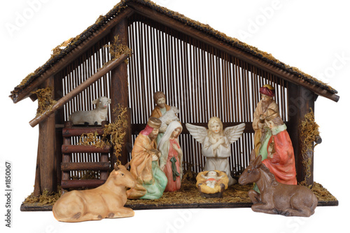 religious nativity scene