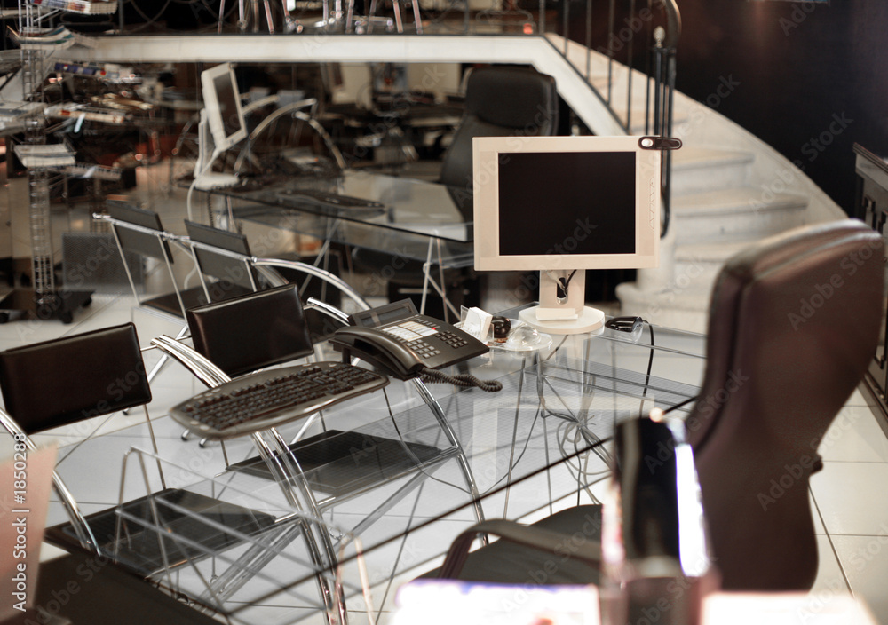 Naklejka premium burean client & office room