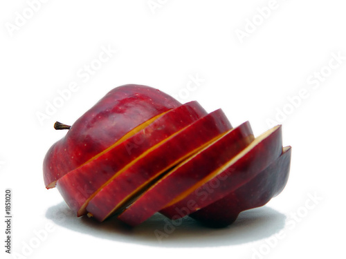 sliced apple also
