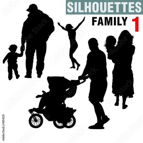 silhouettes - family 1