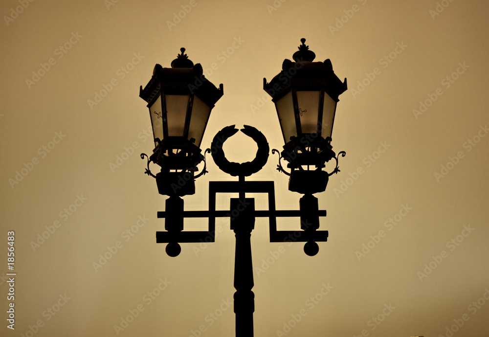 street lamp on a brown moscow sky street lamp on a brown moscow sky