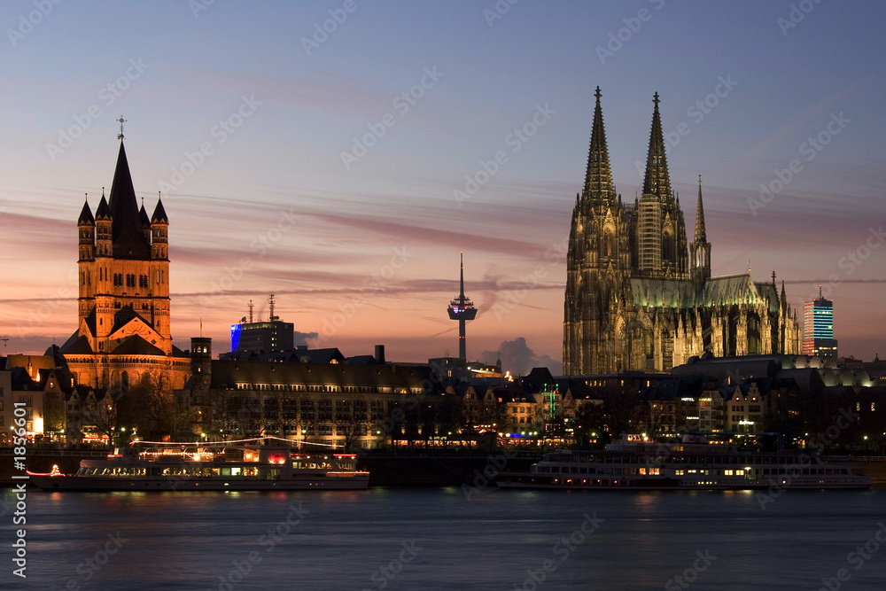 Fototapeta premium köln bei nacht i