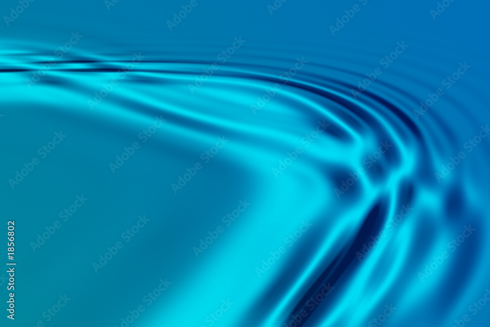 Naklejka premium blue waves