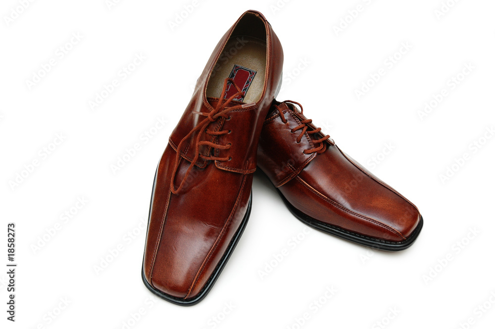 shiny shoes isolated on the white background shiny shoes isolated on the white background