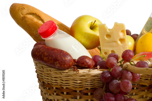 basket with food