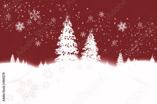 winter wonderland /red