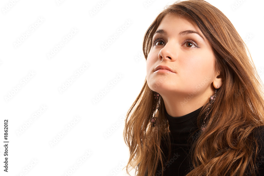 brown-haired girl brown-haired girl