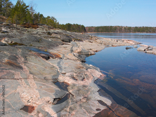 vivid stony lake coast