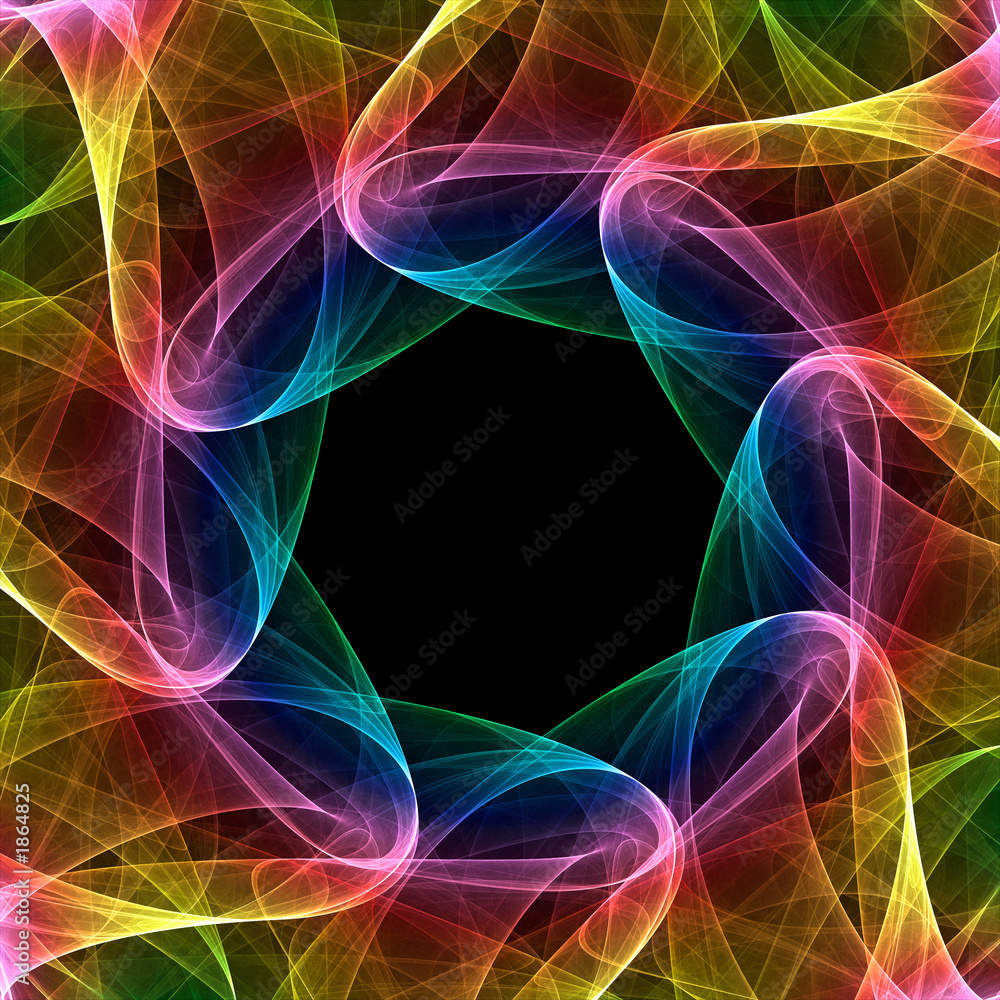 Naklejka premium fractal kaleidoscope