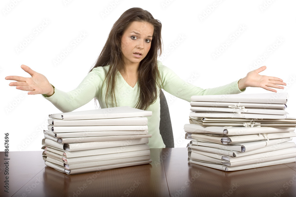 trouble woman in the office trouble woman in the office