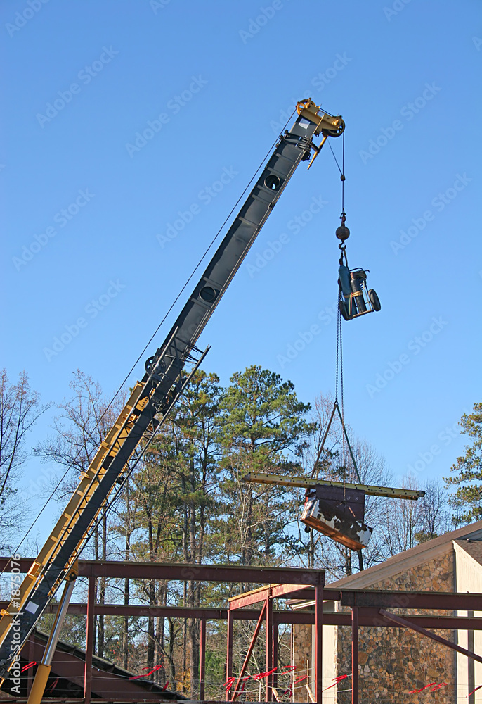 crane at site