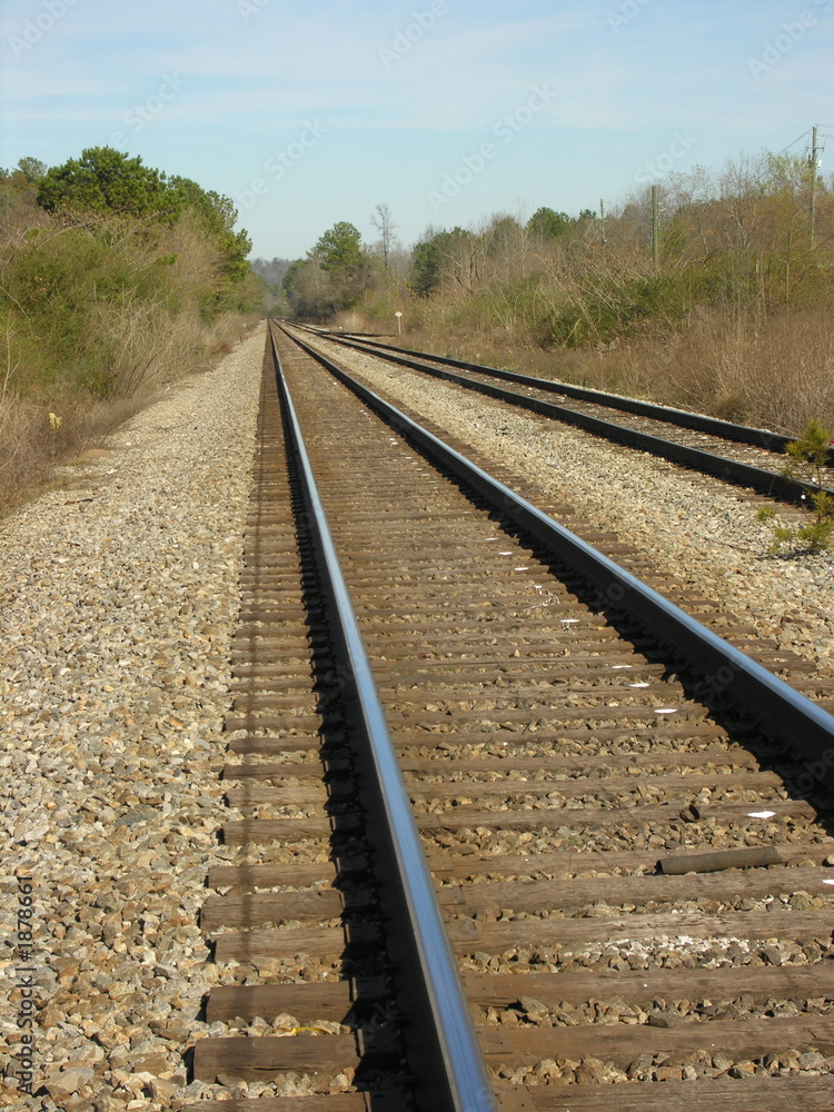 Fototapeta premium train track 2