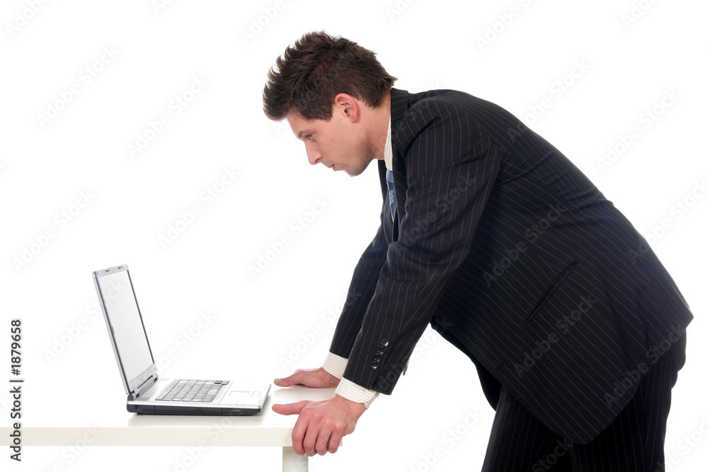 businessman using laptop businessman using laptop
