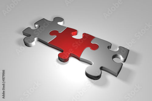 puzzle-teil silver red 02