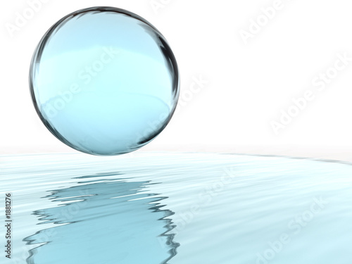 Obraz na płótnie liquid ball
