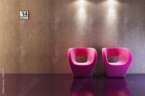 modern sofa 3d rendering