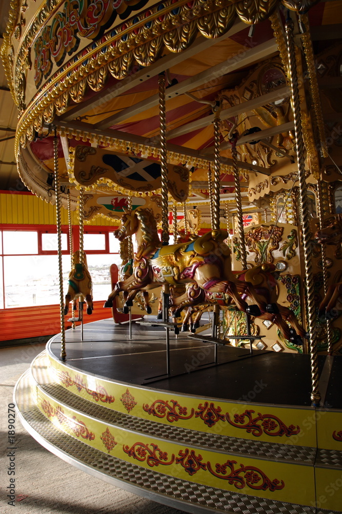 off season carousel horses