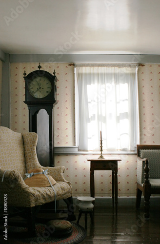 living room in a historical home photo