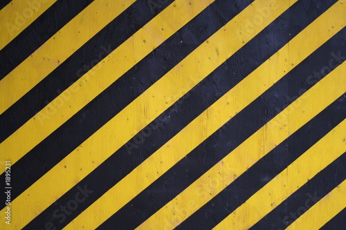 black and yellow warning stripes background © Stephen Finn