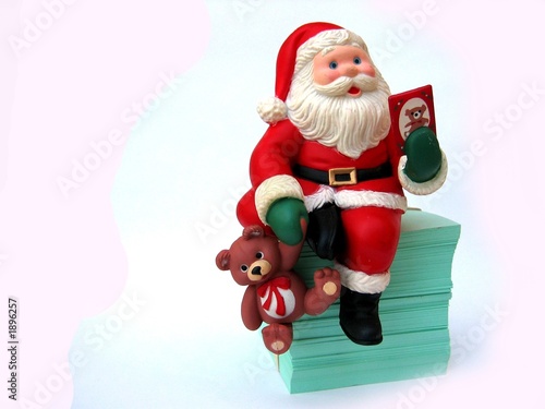 santa claus sitting