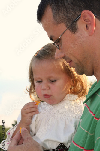 sharing a snack