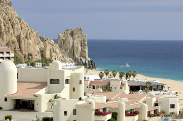 Sierkussen Mexico Tropisch resort in Cabo San Lucas  © Carolina K Smith MD