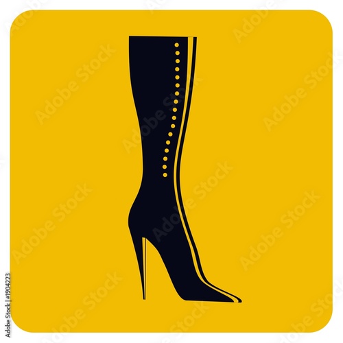 girl boot icon photo