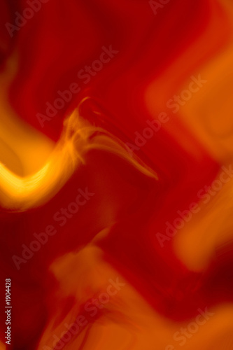 red flaming background