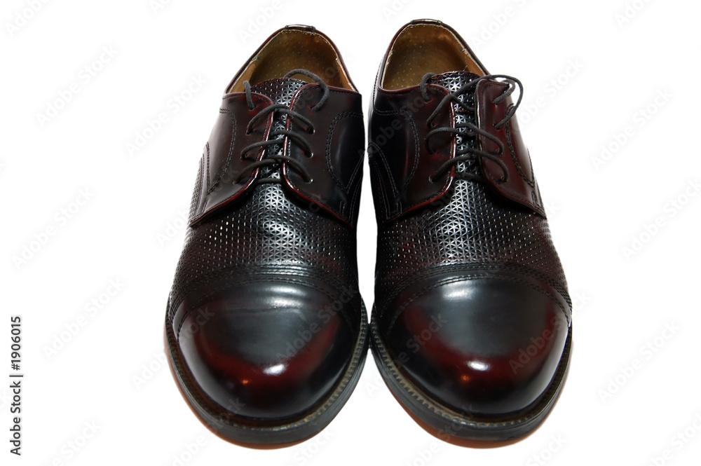 pair male boot isolated