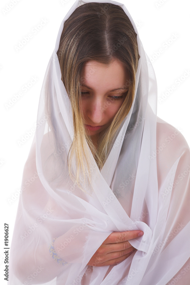 young woman wraping young woman wraping