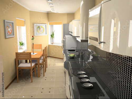 modern kitchen interior photo