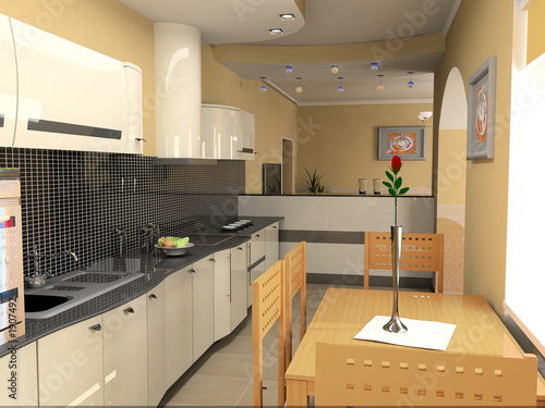 modern kitchen interior photo