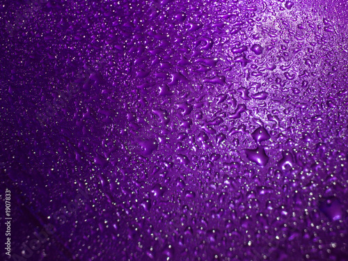violet water drop for background