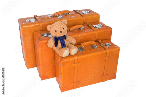 maletas y peluche