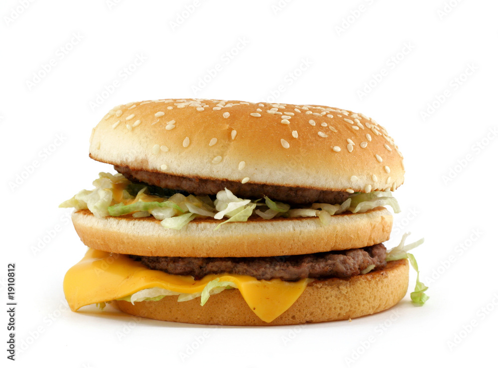 appetizing hamburger