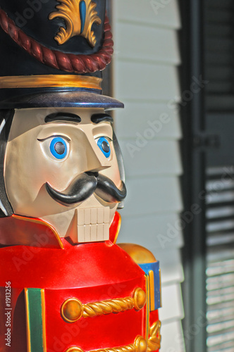 giant size toy wooden soldier